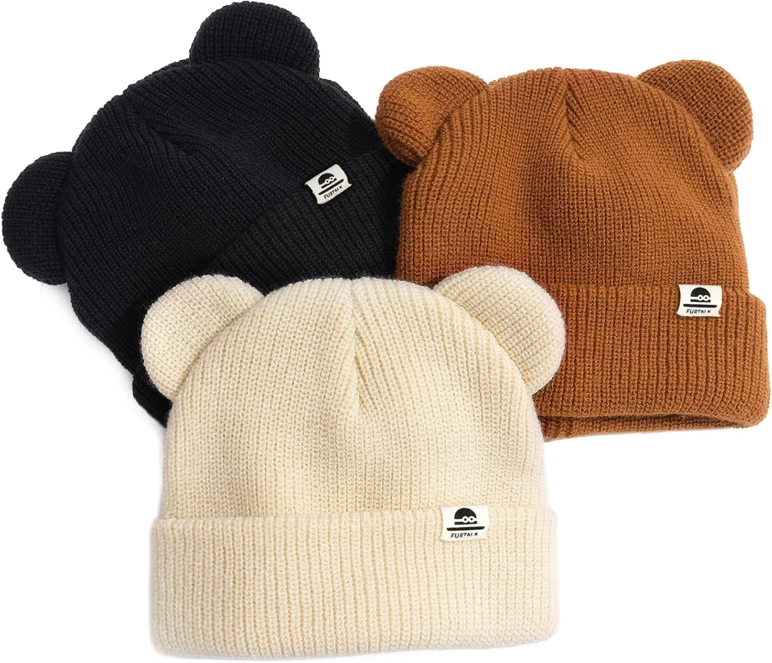 Baby Beanie Winter Hat with Bear Ear for Infant Toddler - Soft Knitted Skull Cap
Opens in a new wind