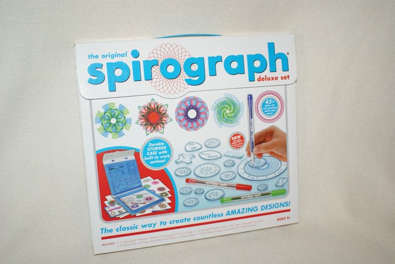 Original Spirograph Delux Swirl Art Set- Used/Good-VG w/Case- See Notes