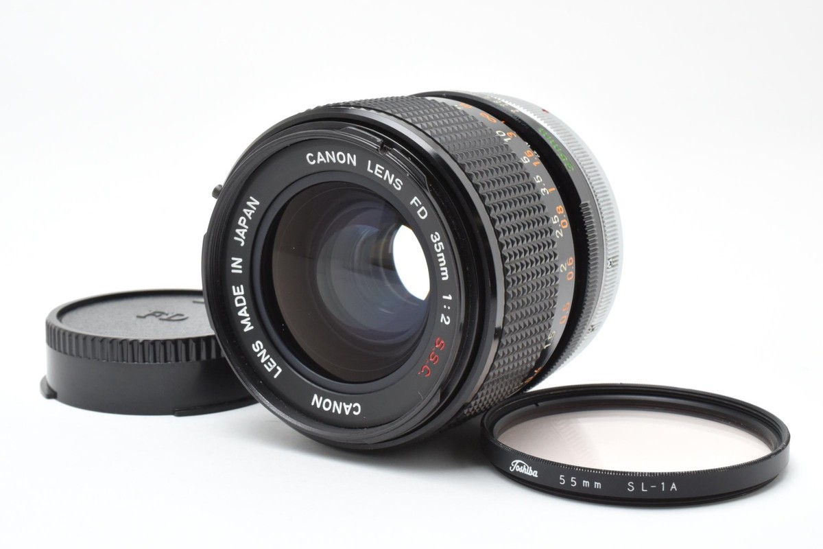 Near MINT+++] Canon FD 35mm f2 S.S.C s.s.c. wide Angle MF Lens