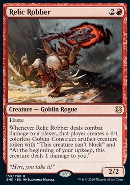 Magic/MTG Relic Robber ZNR-153 Rare Englisch NM