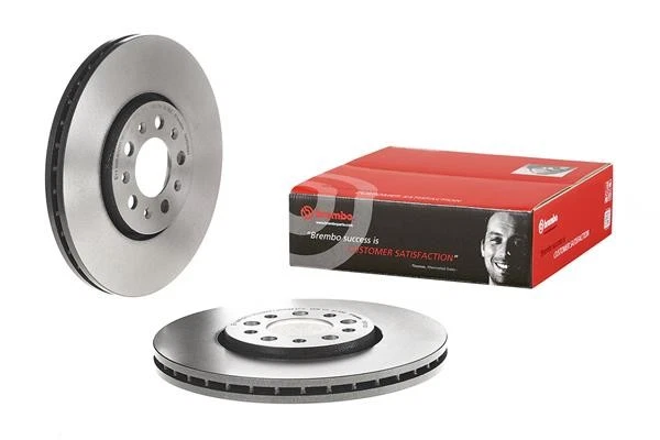 2x Brake Discs Pair Vented fits AUDI A3 8L1 Front 1.6 1.8 1.9D 96 to 03 288mm - Image 2 of 4