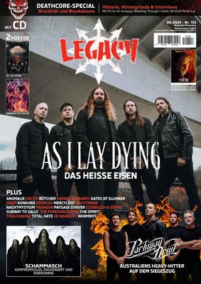 LEGACY MAGAZIN: THE VOICE FROM THE DARKSIDE Ausgabe 153 | (6/2024) | Deutsch