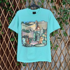 Vintage Y2K MGM Mirage 2000s casino las vegas strip t-shirt