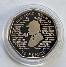ROYAL MINT - 2019 SHERLOCK HOLMES - PROOF 50p Coin - Fifty Pence