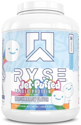 Ryse Loaded Protein Powder  JetPuffed Marshmallow  25g Whey Protein Isolate &...