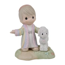 🚨 Precious Moments Joseph's Special Coat Lamb 488305 Nativity Christmas Figure