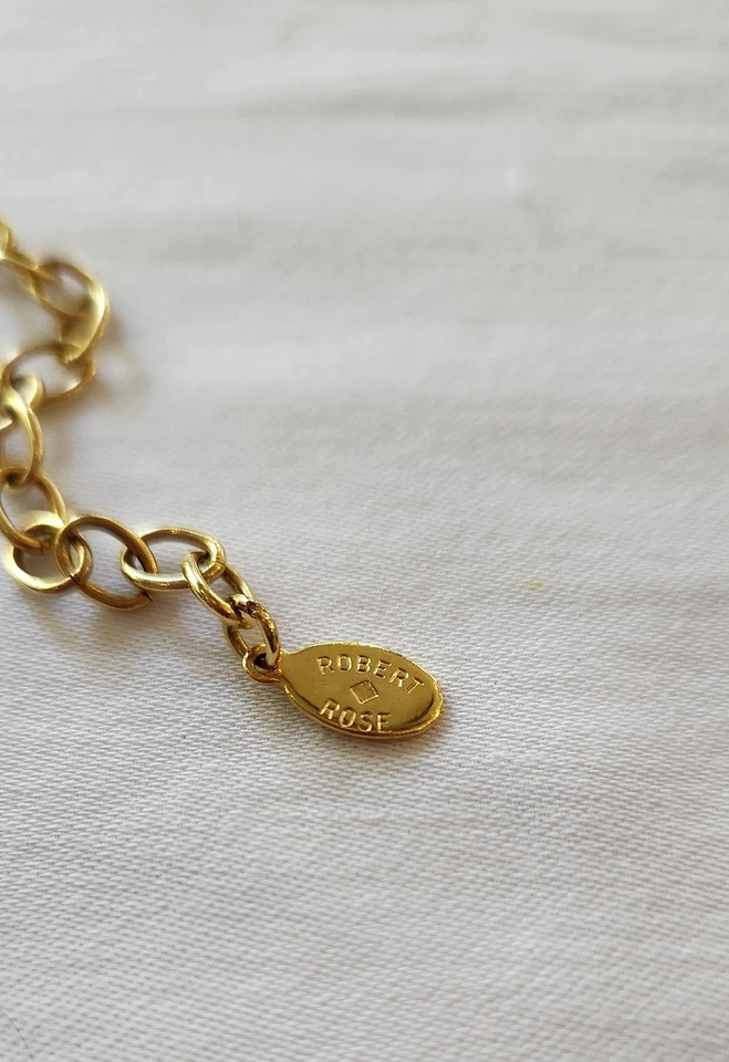 Vintage ROBERT ROSE Necklace - Pastel 14" - Image 4 of 4