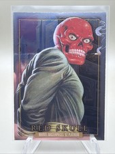 2024 SkyBox Marvel Masterpieces '92 Platinum #80 Red Skull
