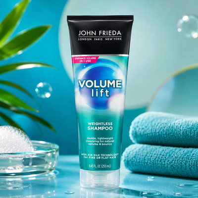 John Frieda VOLUME LIFT WEIGHTLESS SHAMPOO Fine or Flat Hair 8.45 oz 250 ml NEW