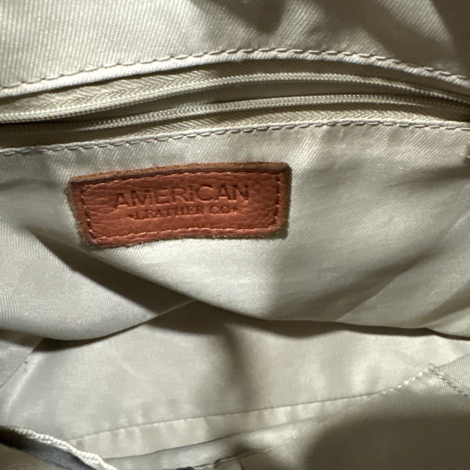 American Leather Co. Austin Shoulder Bag In A Deep Rich Brown Magnetic Snap Top