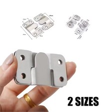 Flush Bracket Mounts Strong Interlocking Hidden Wall Hanging Headboard Mounting