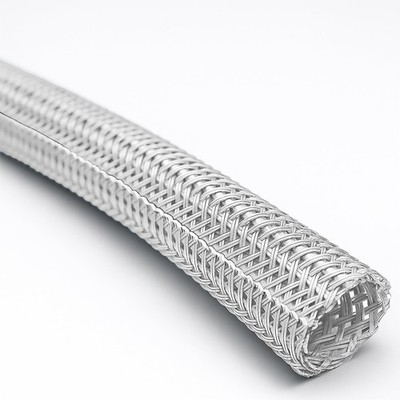 Electriduct 2'' Hook Self Closing Sleeve Braid 2 Inch (2'') - 10 Feet, White