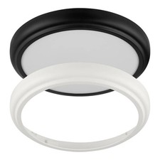 Commercial Electric 13" LED Flush Mount Ceiling Light with Interchangeable Trim
