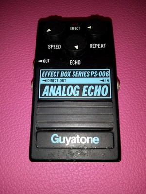Guyatone PS-006 Analog Echo 日本製 Vintage Guyatone PS-006 Analog Echo Delay Pedal Vintage mij made in Japan