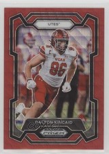 2024 Panini Prizm Draft Picks Ruby Wave Prizm Dalton Kincaid #12 0h3t