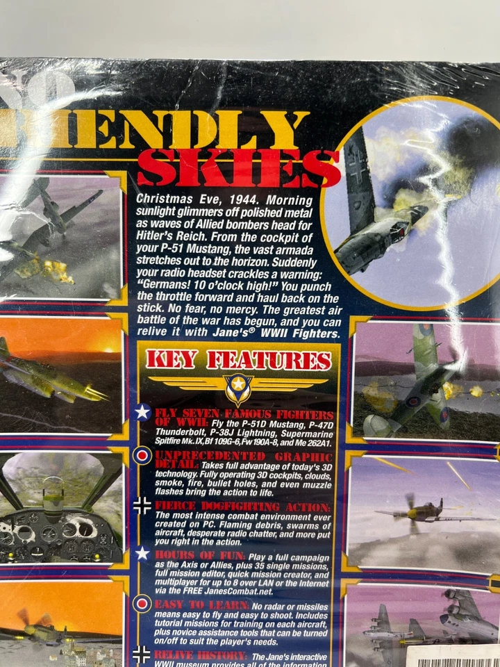 Jane's Combat WWII Fighters PC Video Game CD Rom NIB Sealed WINDOWS 95/98 AUS - Image 3 of 4