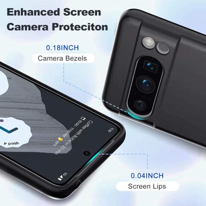 For Google Pixel 8 /8A /8 Pro Liquid Silicone Case Heavy Duty Shockproof Cover - Picture 6 of 13