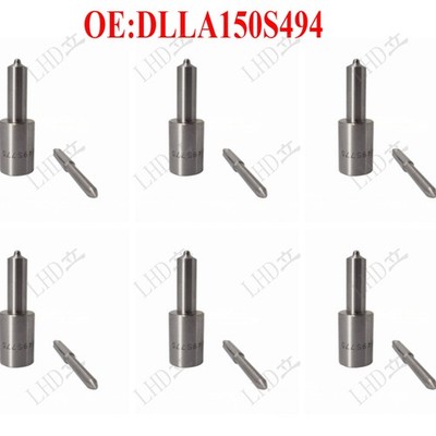 6 Pcs Fuel Injector Nozzles 0433271224 DLLA150S494 For Scania 2 DS8，