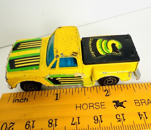 Vintage Zylmex Chevy Stepside Pickup Truck Yellow P338 Hong Kong 67 68 69 70 - Picture 5 of 8