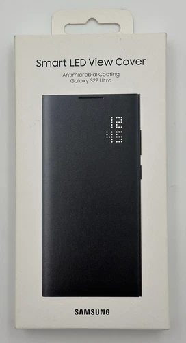 Samsung Smart LED View Cover for Galaxy S22 Ultra - Black - Picture 1 of 2