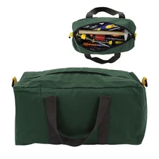 Hilitand Canvas Tool Bag, Large Capacity, Wide Mouth, Portable, 20 Inch