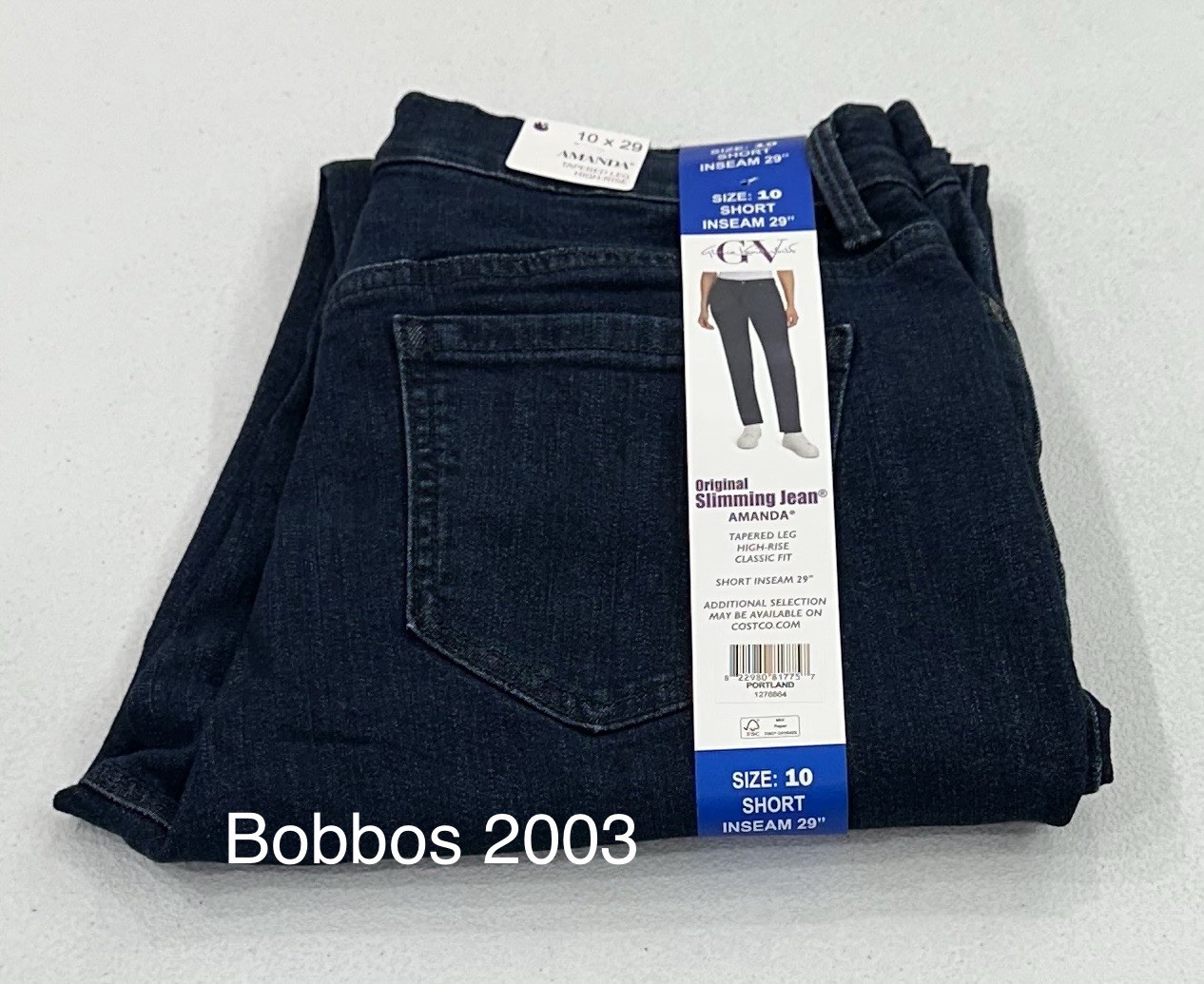 Gloria Vanderbilt Women's Amanda Classic Tapered Jeans, Portland, 10 Short