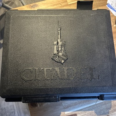 Citadel kleiner schwarzer Kunststoffkoffer mit Schaumstoffen 65-01 - NEU & UNBENUTZT