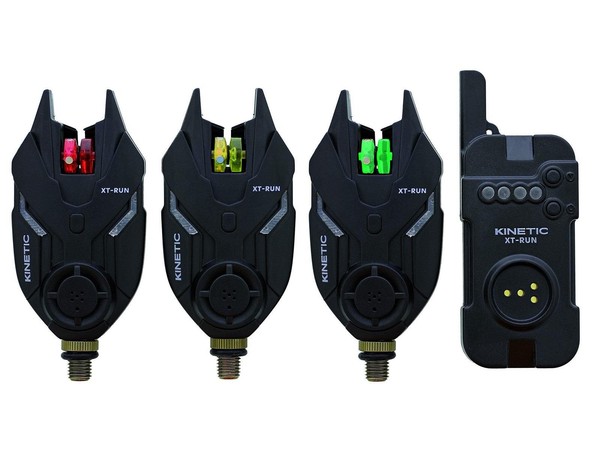 Kinetic Xt-Run Bite Alarm Set 3+1 3Er Funkbissanzeigerset Bissanzeiger Set-image