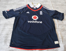 ECC ODI 2000s Official Adidas England Cricket Shirt XXL