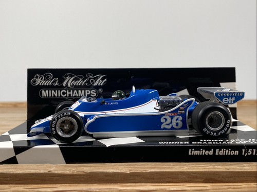 1/43 Minichamps F1 1977 Ligier Ford JS11 J. Laffite Brazilian GP Win 400790125 ! - Picture 2 of 9
