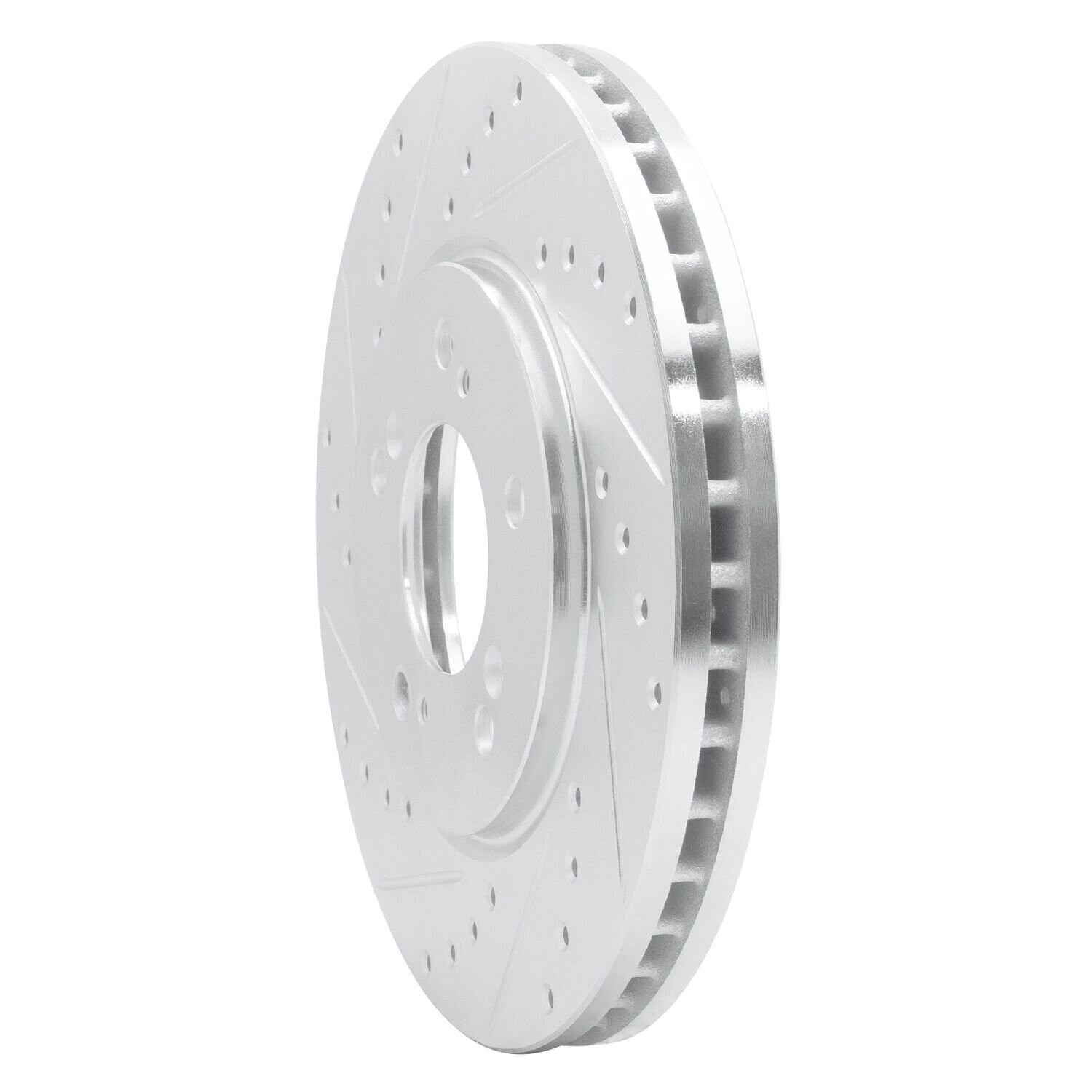 For Acura NSX 91-96 Brake Rotor eLINE Drilled & Slotted 1-Piece Front Driver