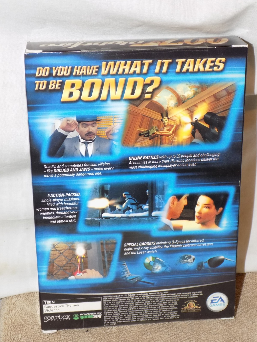 James Bond 007: Nightfire (PC, 2002) for sale online | eBay