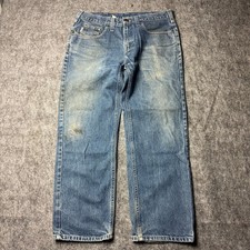 Vintage Carhartt Relaxed Fit Straight Leg Jeans - Medium Wash Blue Denim