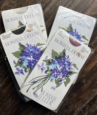 NOS Vintage Bonwit Teller Bontell Deluxe Nylon Stockings Pantyhose Size A Lot/4