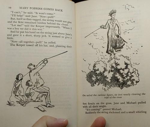 1952 MARY POPPINS COMES BACK PL TRAVERS - FIRST AMERICAN EDITION HARCOURT BRACE - Imagen 12 de 16