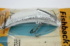 Eddie Pope's Fishback Lures Sinker FB620 S Silver Plate 7/8 oz Original Bubble