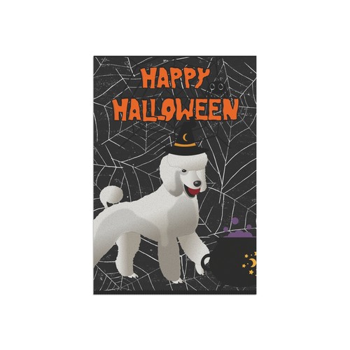 Halloween Pudel Garten & Haus Flagge - 2 Größen - tolles Geschenk für Pudelbesitzer! - Bild 9 von 11
