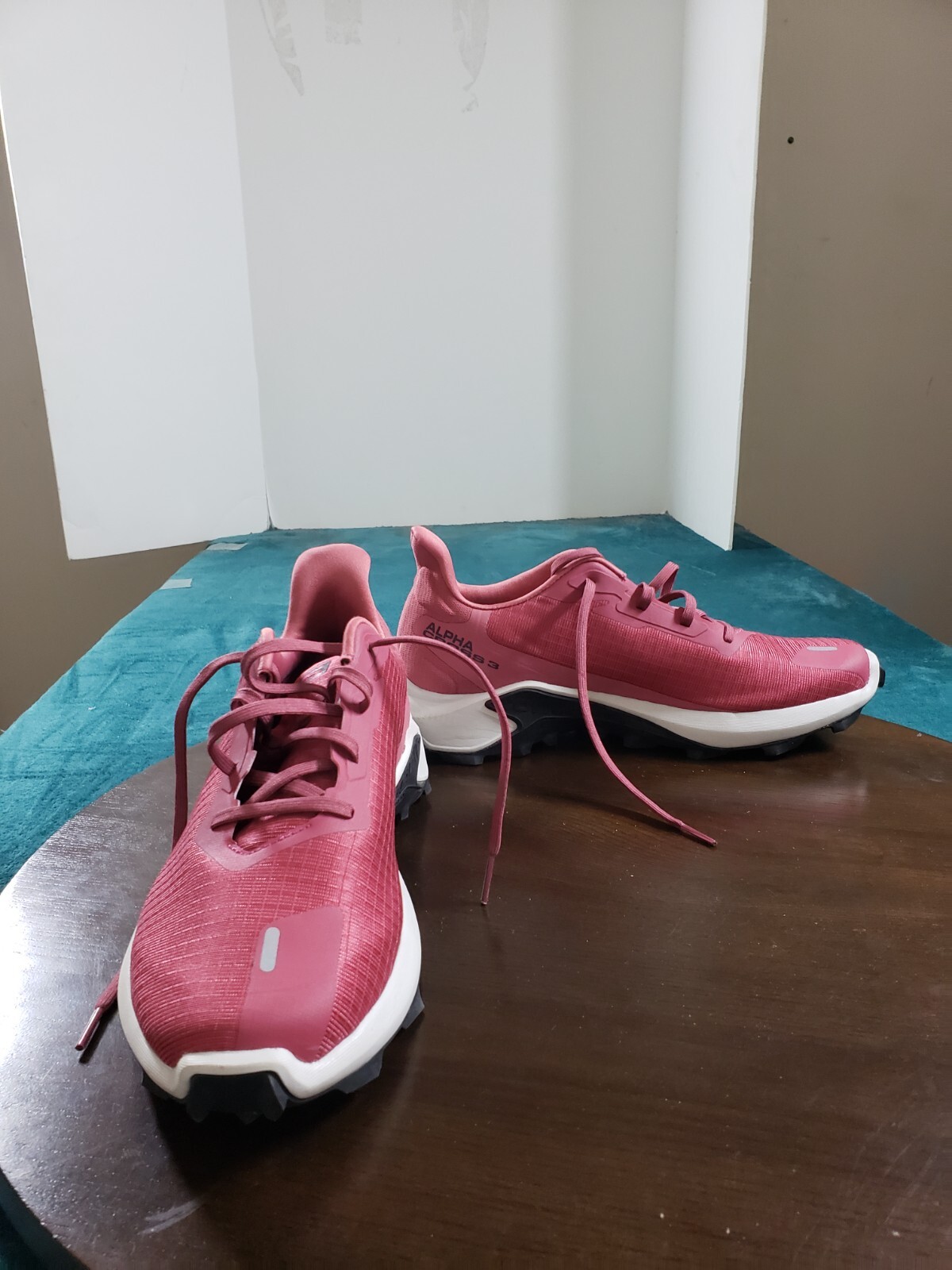 Scarpe Salomon ALPHACROSS 3 taglia 10 donna rosse escursionismo trail running 187982 NUOVE