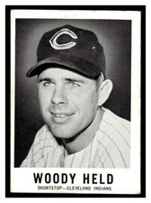 1960  Leaf Baseball #2 Woody Held      125E-02