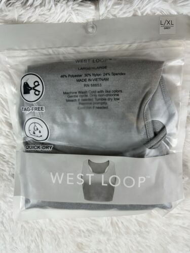 West Loop Women's Bralette New Size: L/XL GREY