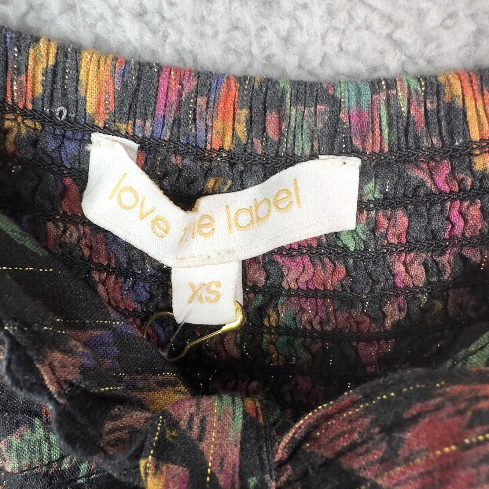 Anthropologie Love The Label Dress XS NWT Boho Fairy Kaleidoscope Midi Cutout