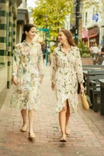 Miss Patina Floral Manon Maxi Shirt Dress One Size