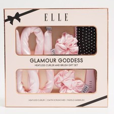 ELLE Glamour Goddess Heatless Curler & Brush Gift Set For Your Loved One