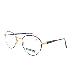Cosmopolitan 414 RED MARINE Eyeglasses Red Tortoise Round Frames 49-20-135