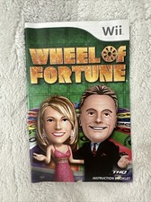 Nintendo Wii Manual Only Wheel Of Fortune