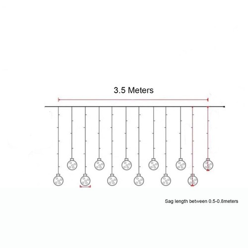 3.5M Twinkly Lights LED Christmas Tree Decor Christmas Fairy Lights Party - Picture 2 of 15