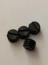 10-32 Blued Slotted Plug Gunsmith Screws (4-Pcs)