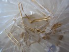 Vintage Lot of 20 CLEAR Plastic TEAR DROP Icicle CHRISTMAS TREES ORNAMENTS Decor — photo 5