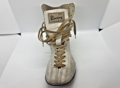 Winning Vintage Initial Old Logo Boxing Shoes White US 7.5