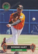 2018 Norfolk Tides Donnie Hart RC Rookie Baltimore Orioles